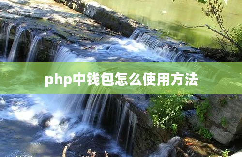 php中钱包怎么使用方法