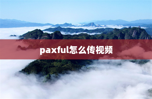 paxful怎么传视频